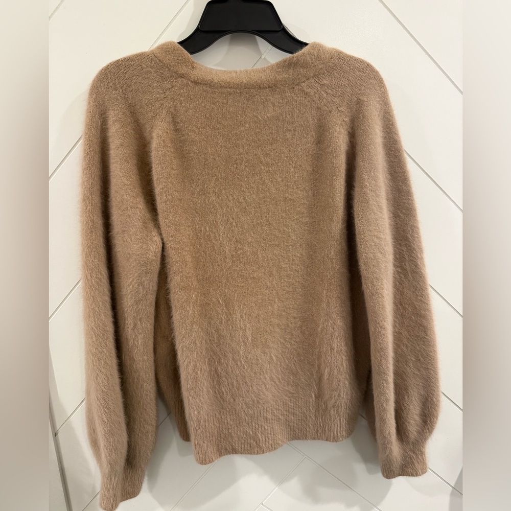 Princess Polly Cozy Brown Tan Cardigan Sweater, XS/S Pristine Like New - Picture 7 of 7